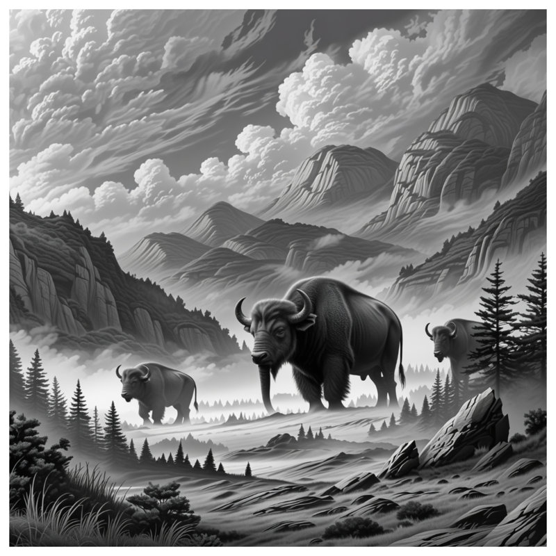 Rideaux de rideau bison Majestic, 50 po x 80 po - 1 panneau, Transparent