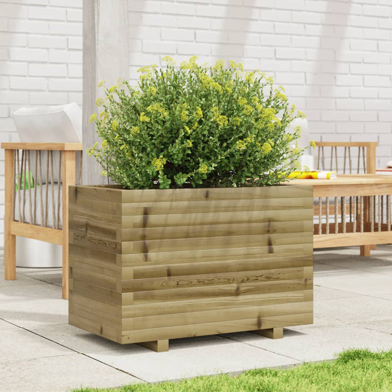 Bhavika Planter Box, 19.49" H x 35.43" W x 23.62" D, Impregnated