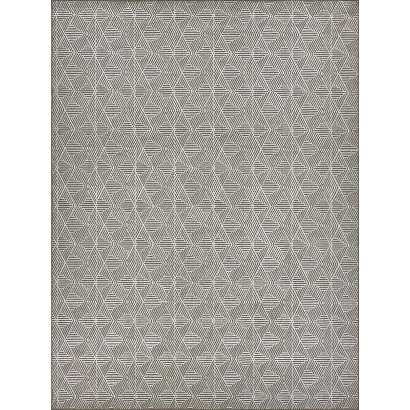 Pavilion Geometric Area Rug in Gray, Rectangle 12' x 15'