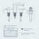 Widespread 2-handle Bathroom Faucet with Drain Assembly