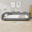 Upholstered Daybed With Cloud-Shaped Backrest-421908448
