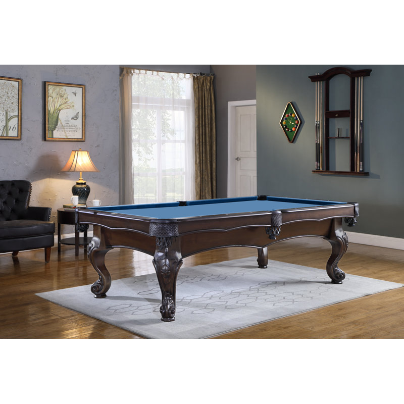 Wheaton Slate Pool Table with Professional Installation Included, Yes, Wine