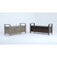 Banc de rangement en bois massif Warm Shaker de 44 po de largeur avec couvercle relevable et panneaux de style shaker-818320119