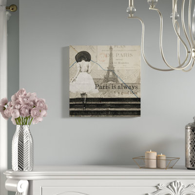 " Cities and Skylines Paris is Always a Good Idea, Glam Brown " Graphic Art Print