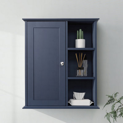 Armoire murale pour salle de bain au-dessus de la toilette l 24 po x P 7 po x H 28 po 