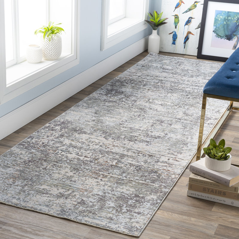 Mckeel Abstract Indoor Rug, Runner 3'3" x 8'