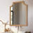 Solid Wood Scalloped Mirror-563019374
