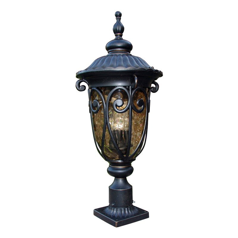 Lampe d'extérieur Alciia en bronze huilé