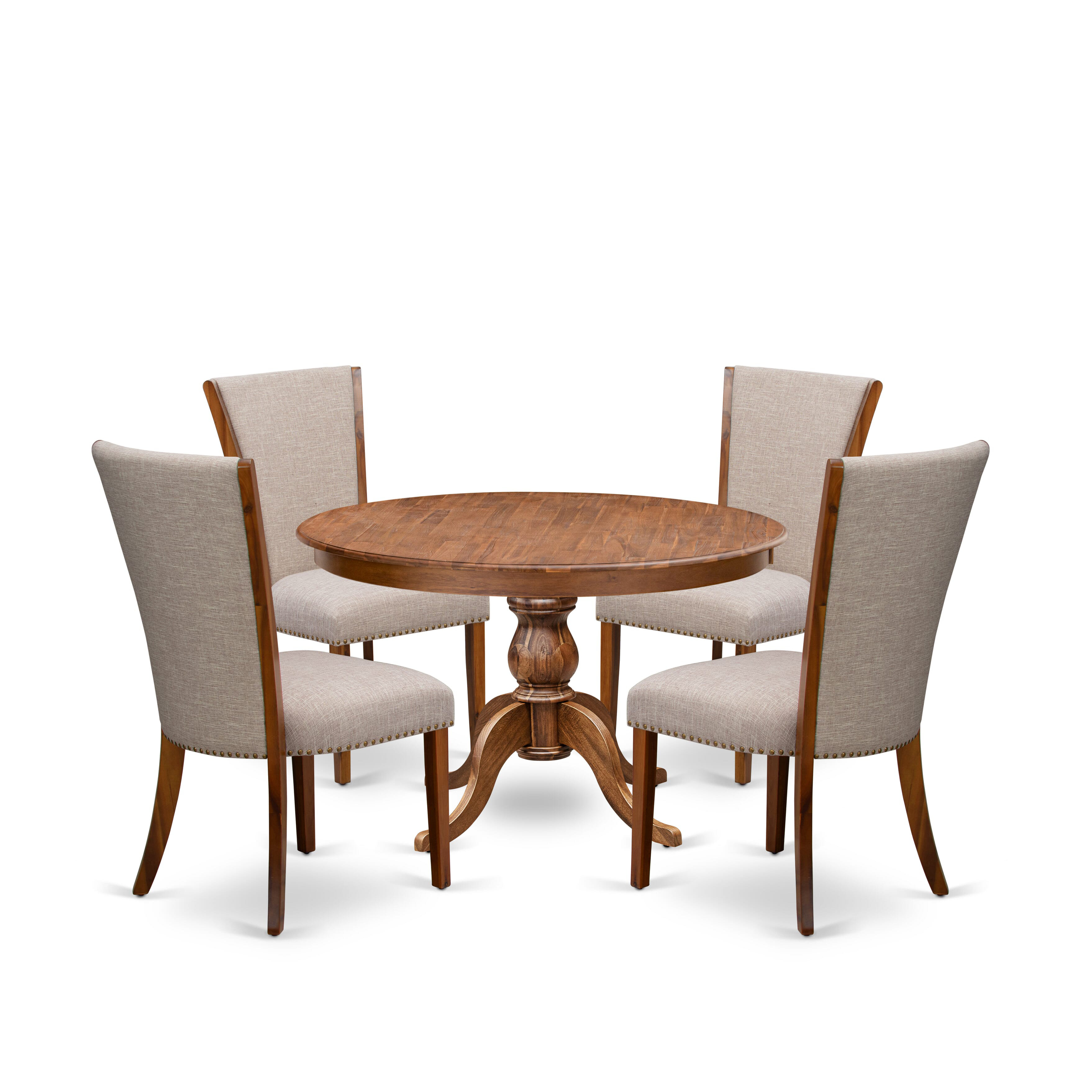 Red Barrel Studio Dinette Set Consists of a Dining Table with Pedestal ...