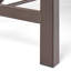Table basse d'extérieur en bois d'acacia P 27,25 po x l 45,75 po x H 18 po