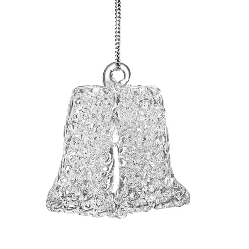 20cm Glass Holiday Shaped Ornament