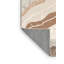 Tapis beige chic et luxueux lavable à la machine Bensonhurst - Reliure beige-290362067