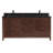 72" EBONY DOUBLE SINK VANITY DARK FINISH WITH WK-72 TOP 2" THICK TOP-202361471-202361465