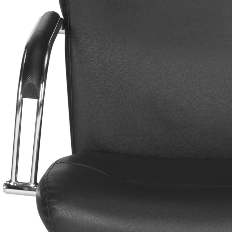 Tremont Conference Chair, Black Faux Leather
