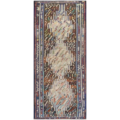 Tapis de couloir style campagnard turc 1930