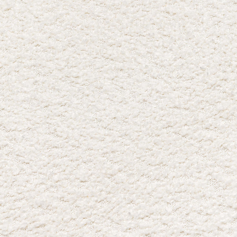 Fauteuil demi-tonneau pivotant Nen Boucle, Blanc