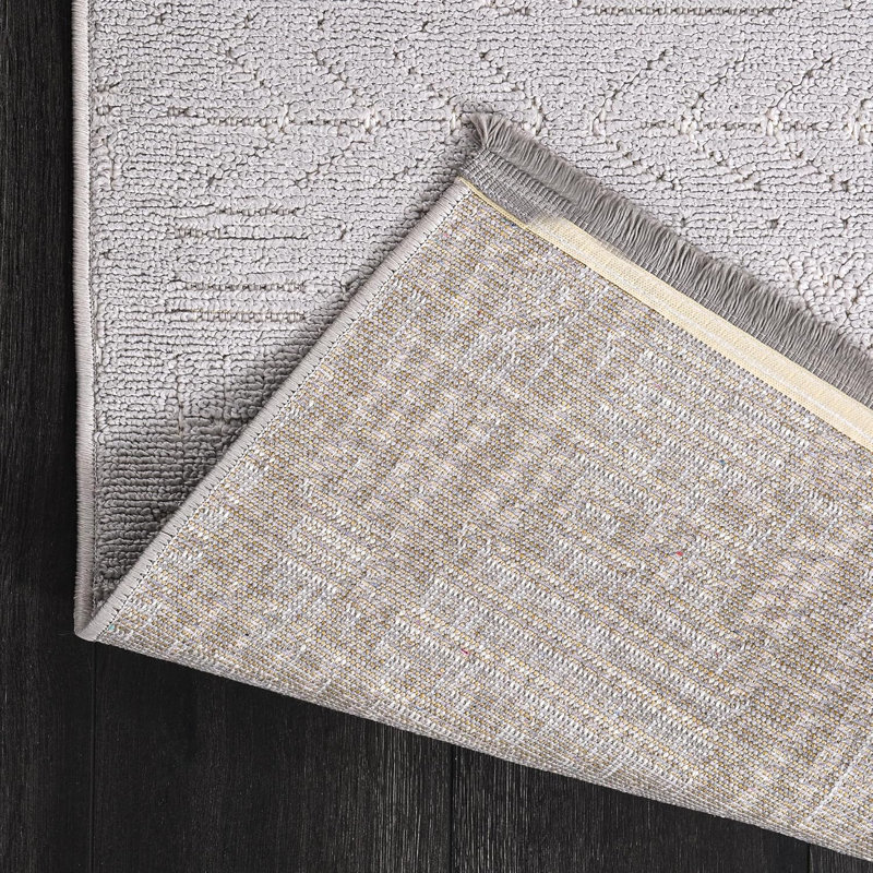 Lightweight Area Rugs Low Pile Bedroom Rug Non Slip Floor Mat Indoor Hallway Carpet Pads LP001, Rectangle 120 x 180 cm 