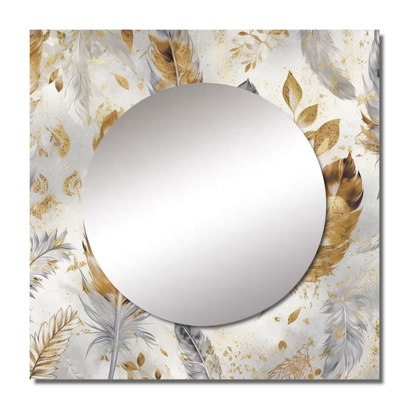 Demare - Miroir mural Boho, 23 po x 23 po