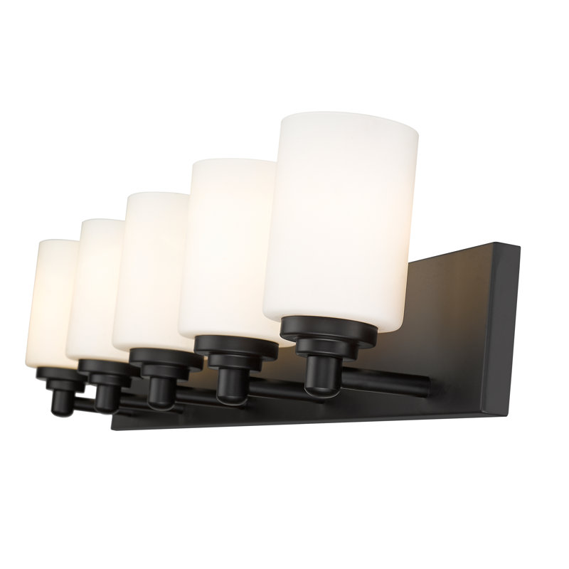 Beckmann 5 - Light Dimmable Vanity Light, Matte Black