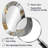 Abstract Marble In Grey And Gold Tones II - Gold Modern Oval Wall Mirror-1111741825