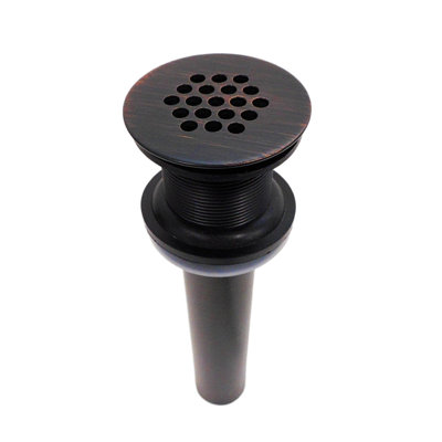 Drain 1-1 / 2 "à 19 trous pour éviers de bain en cuivre sans trop-plein