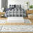 Hypoallergenic Navy Microfiber Bedding Set For All Seasons