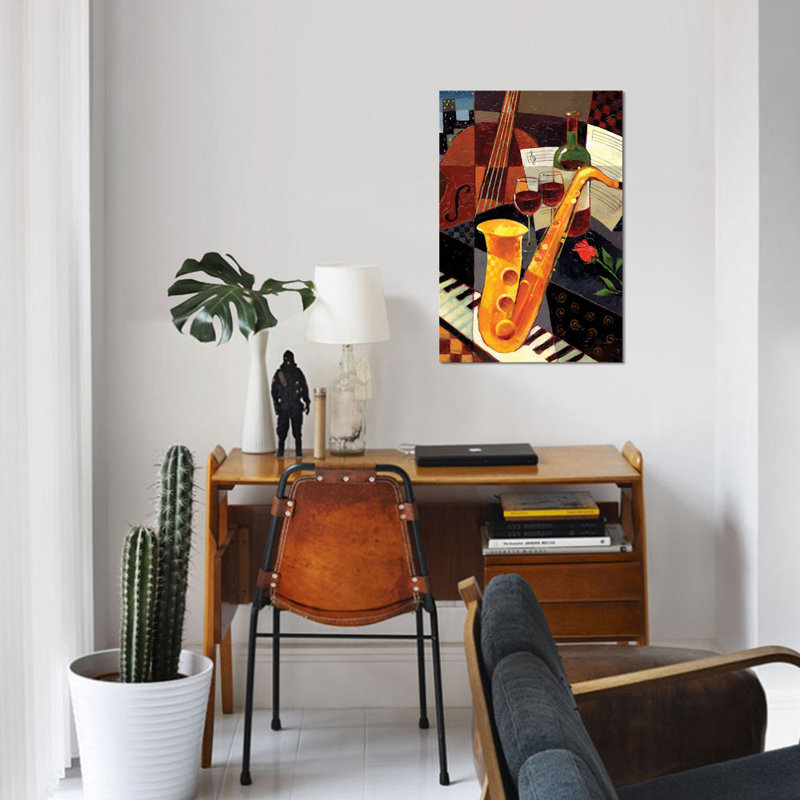 « rendezvous », reproduction sur toile, H 40 po x l 26 po x P 1,5 po, Toile tendue, Pas de tapis