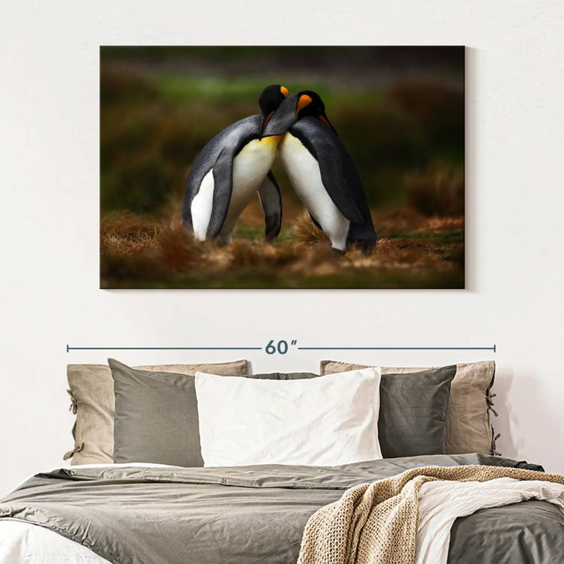 Brampt Penguin Love, 34" H x 51" W
