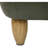 Critter Sitters 15-In. Seat Height Green Triceratops Dinosaur Animal Shape Storage Ottoman Stool