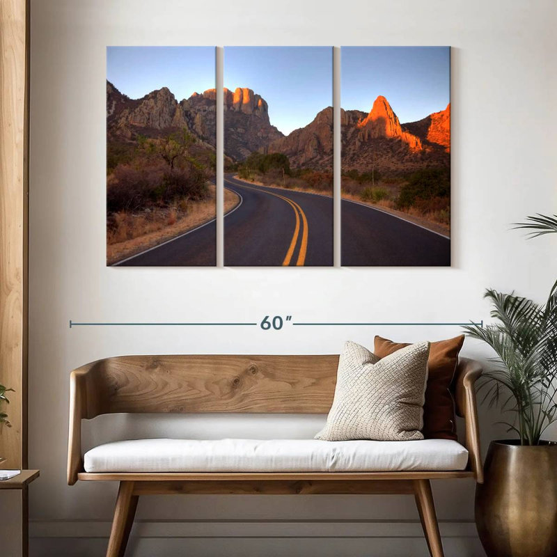 Mehar Texas Mountain Road, 32" H x 50" W