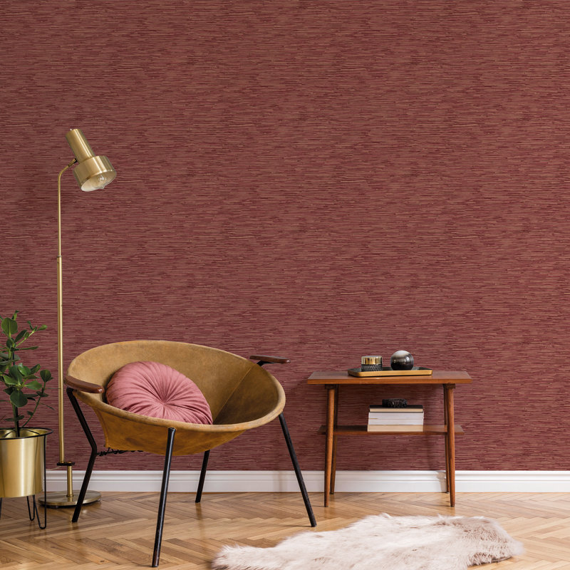 Cumhur 10m x 53cm Wallpaper Roll,  Red/Terracotta