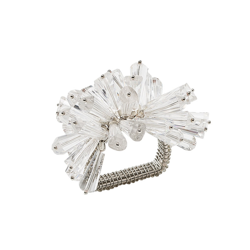 Dazzle Napkin Ring, Crystal