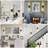 2 - Light Dimmable Crystal Wall Sconce