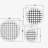 Talok Memory Board Wall Decor 3 Pieces, Blue