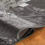 Tapis gris / noir en polypropylène tissé à la machine Audine-924882160