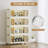  432 Qt Plastic Storage Bins With Lids, Doors & Wheels, 4 Pack Extra Large Stackable Collapsible Storage Cabinets And Closet Organizers For Home Office, Cream-274017448