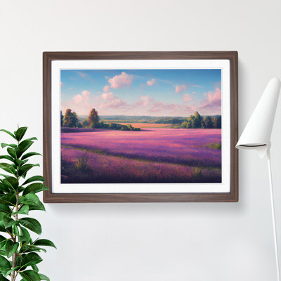 Mesmerising Bluebell Field - Single Picture Frame Print