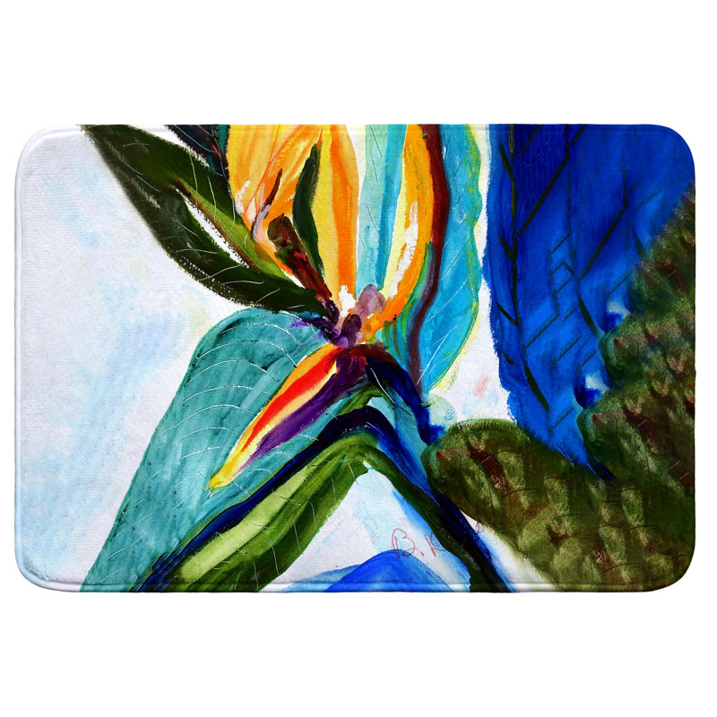 Tapis de bain Teal Paradise, L 36 po x l 24 po