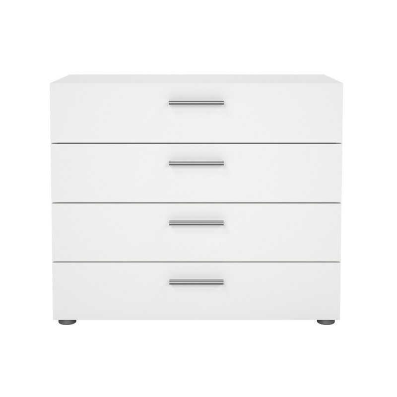 Gianna 31.57'' W 4 - Drawer Dresser, White