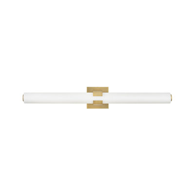 Aiden Integrated LED Bath Vanity Bar w/ Etched White Glass