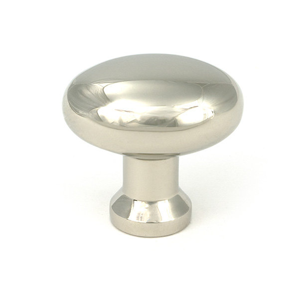 Moore Cabinet Knob, 1.50" Knob Diameter, Polished Nickel