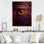 «Purple Feather Dreams I - Glam Feather», art mural