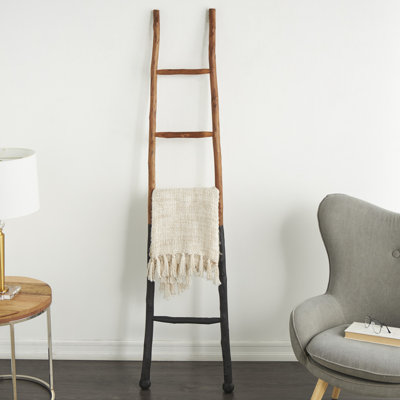 Antonitte 72.75'' Solid Wood Blanket Ladder