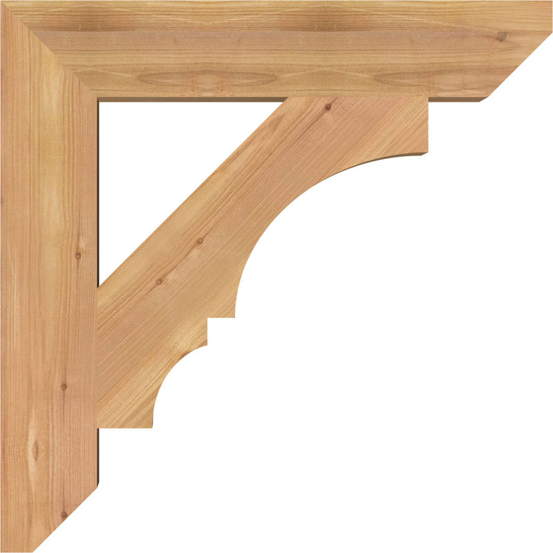 Support latté l 3 3 po x P 20 po x H 20 po, cèdre rouge de l'Ouest, H 20 po x l 3,5 po x P 20 po, Cèdre rouge, Lisse