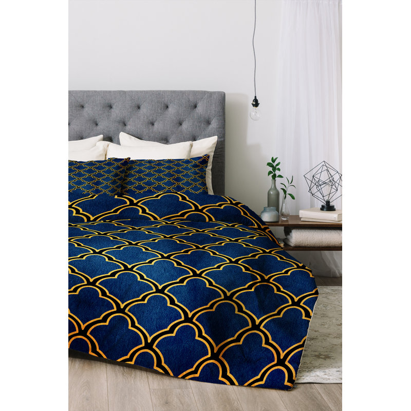 Arcturus Polyester Duvet Cover, Twin/Twin XL Duvet Cover + 1 Standard Sham