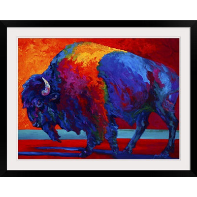 " Abstract Bison " by Marion Rose