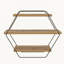 Étagère hexagonale 3 pièces Alexandria