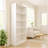 5-Tier Bookshelves Storage Cabinet White-701992911