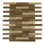 15" X 12" Glass Mosaic Wall Tile