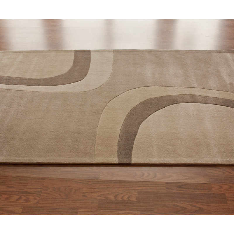Tapis gris anthracite contemporain Lilyanna, Rectangle 5 pi x 8 pi